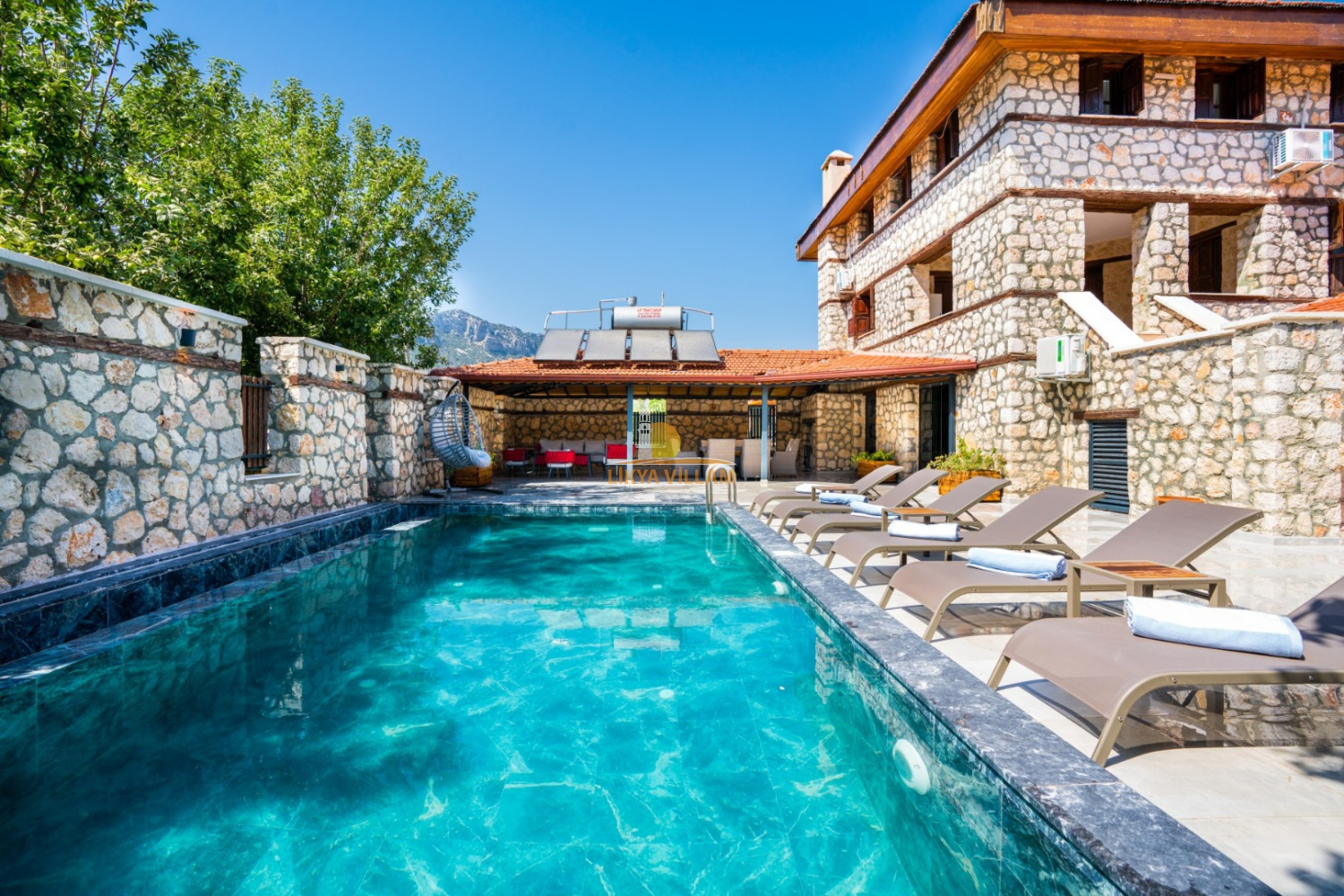 Villa Schah - Hamamlı, Saunalı 6 Kişilik Tatil Villası | Likyavillam