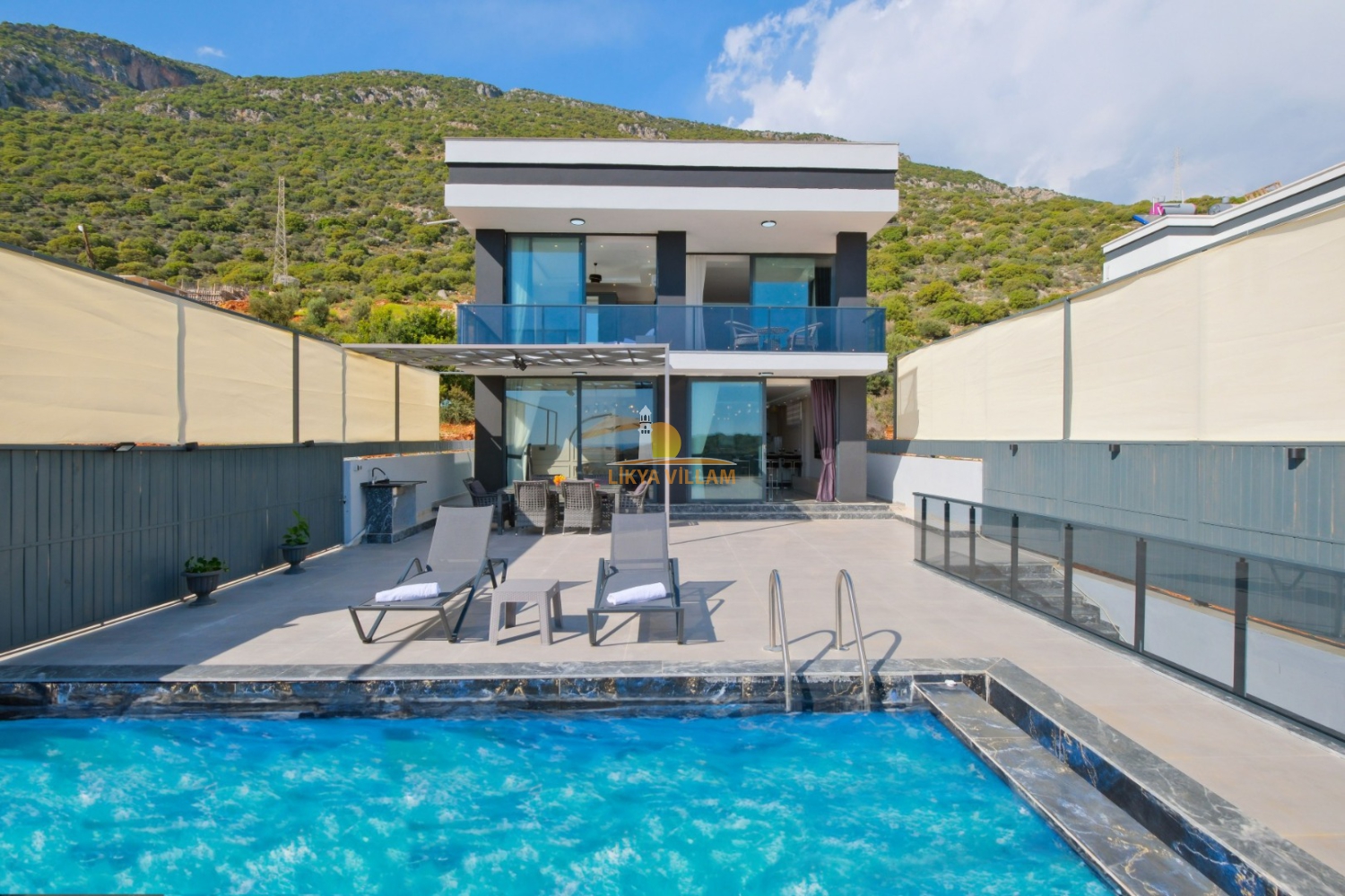 Villa Hannah - Kaş - Gökseki'de Jakuzili, Deniz Manzaralı Tatil Villası | Likyavillam