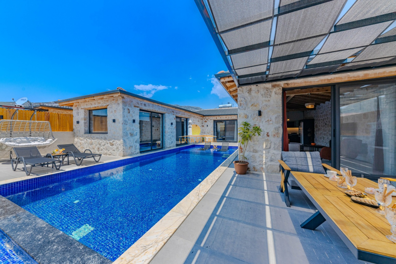 Villa Yaz 10 - Saunalı, Kapalı Havuzlu Tatil Villası | Likyavillam